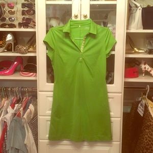 Lime green Nike golf dress